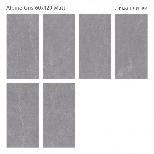 Керамогранит Staro Alpine Gris Matt 60x120