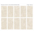 Керамогранит Staro Mystical Charm Crema Relief Matt 60x120