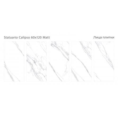 Керамогранит Staro Statuario Calipso 60x120 Matt